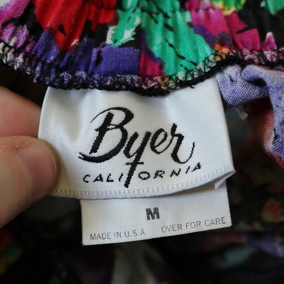 Vintage Byer California Colorful Floral Shorts - Picture 3 of 3
